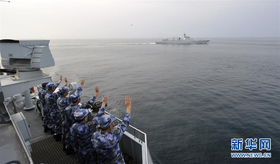 （國際）（2）中國海軍第35、36批護航編隊在亞丁灣完成任務交接