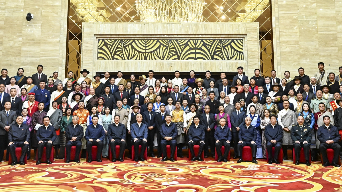 習近平接見西藏各族各界代表