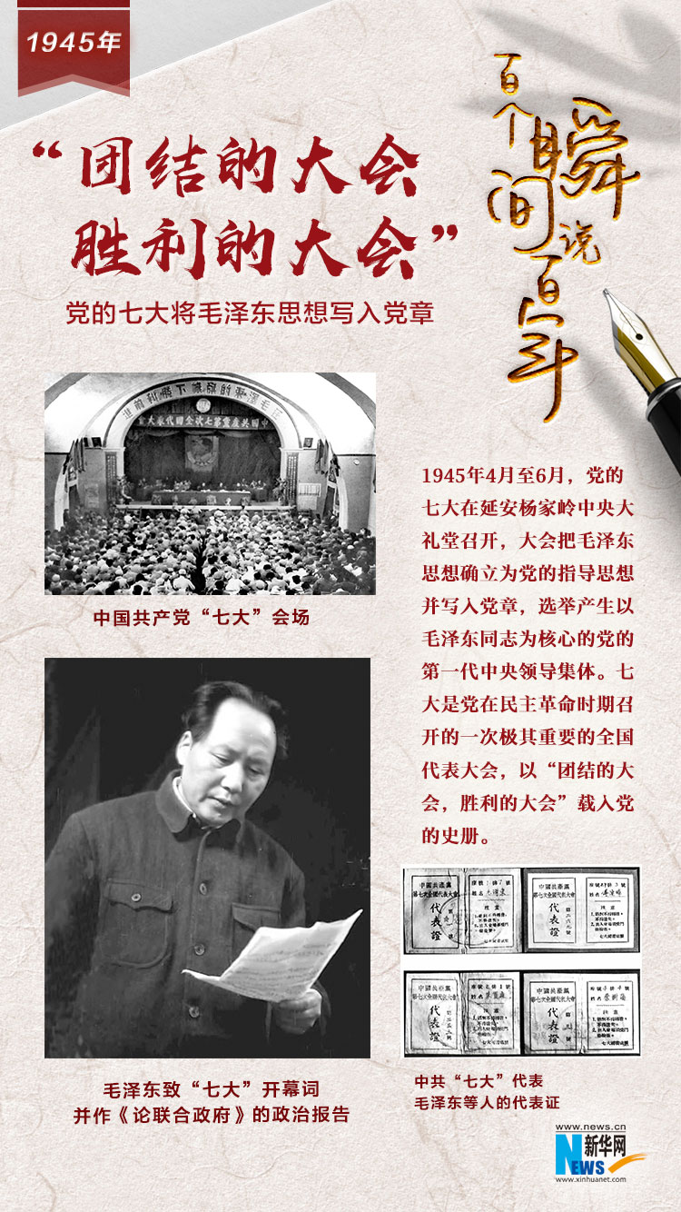 1945，“團結的大會，勝利的大會”